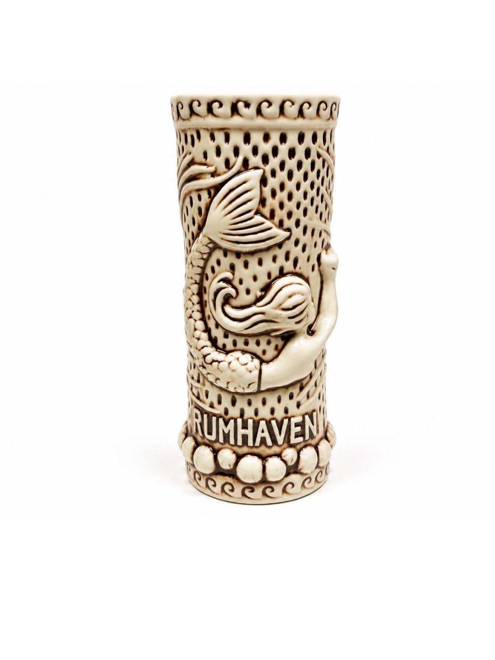 TIKIROB Tiki Mug RUMHAVEN Mermaid Siren 3D Ceramic Cocktail Mug